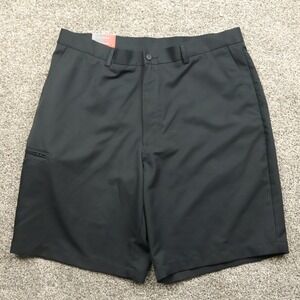 Grand Slam Shorts Mens 38 Black Totaltech Performance Golf Scorecard Pockets
